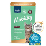 Karnlea Mobility supplement container for cats with joint support badges