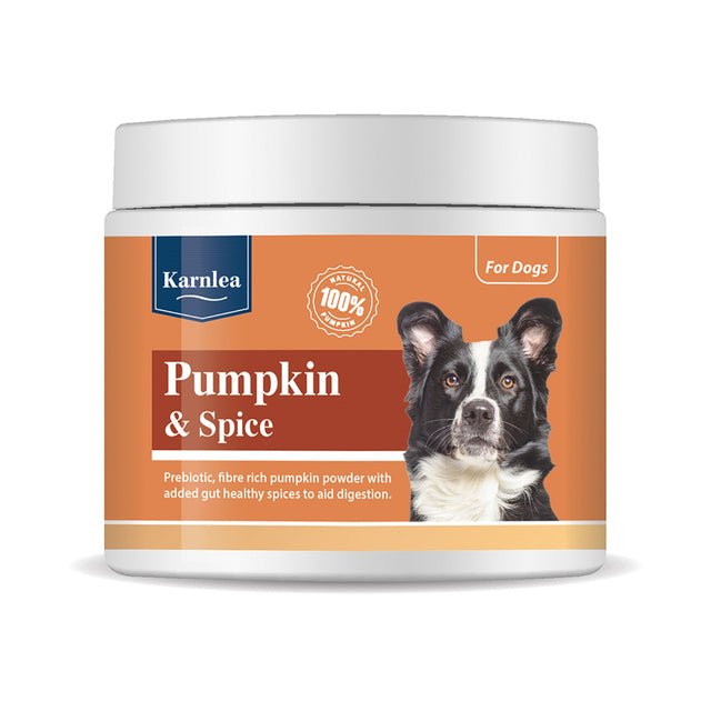 Karnlea Pumpkin & Spice prebiotic pumpkin powder for dogs