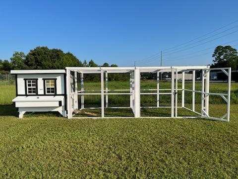 Wooden 16 Ft. Chicken Run