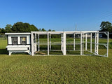 Wooden 16 Ft. Chicken Run