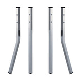 Set of four galvanized steel legs for Hatching Time Galvanized Nesting Box Series, providing a stable and rust-resistant base for elevated poultry nest boxes
