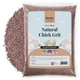 a bag of mile four natural chick grit crushed quartzite