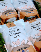 4 large bags of mile four natural chicken grit