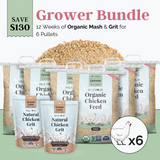 Mile Four (Grower Bundle) Organic Feed & Grit - 12 Week Supply for 6 Pullets
