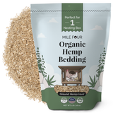 a bag of mile four hemp bedding