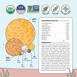 a ingredient list of Mile Four Layer Organic Chicken Feed
