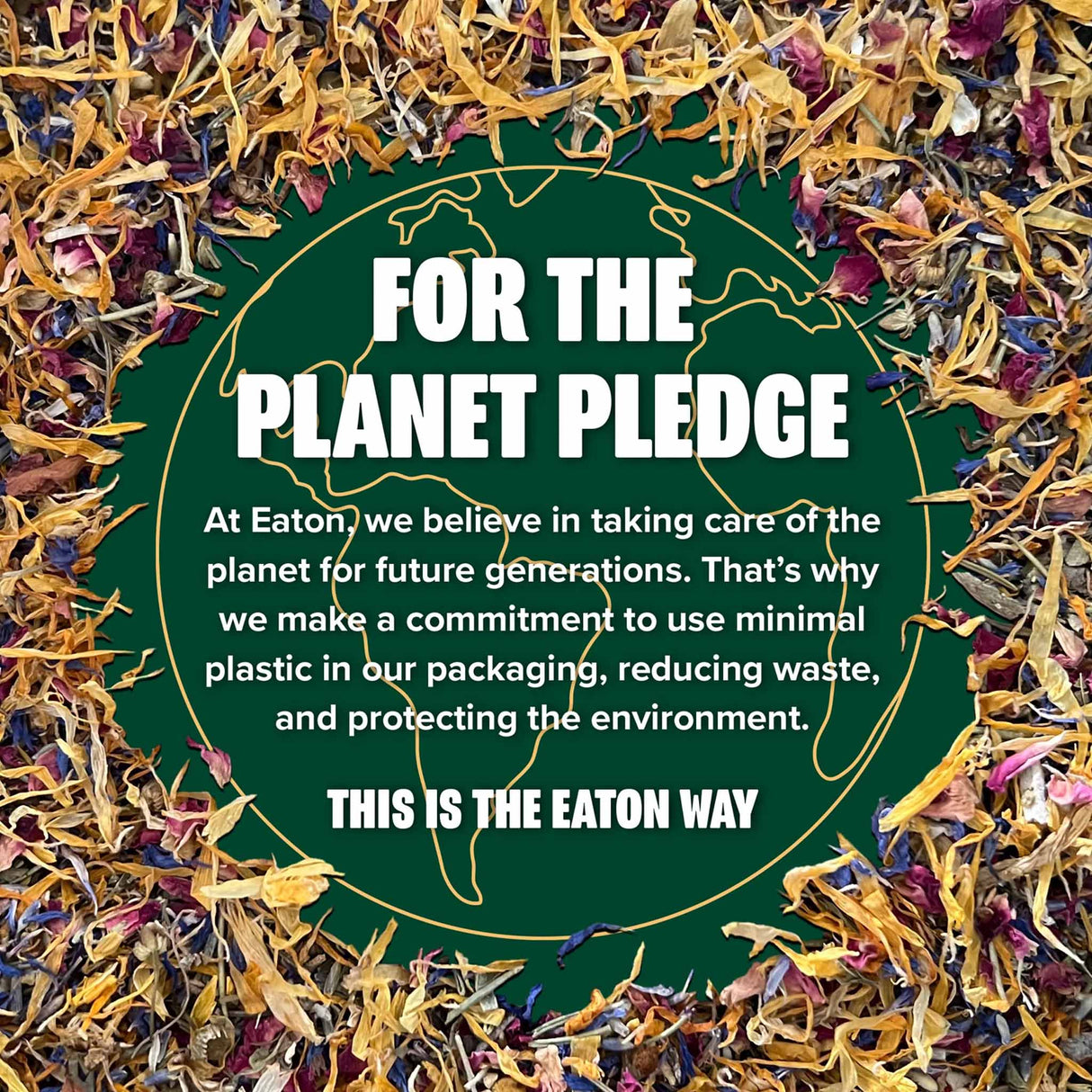 Eaton’s Premium Nesting Herbs mix – natural blend that reduces odors, deters pests, and adds fresh scents for a cleaner, happier chicken coop.