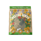 Premium Nesting Herbs 10 oz bag by Eaton Pet & Pasture – aromatic herb mix for fresh, clean, and pest-free chicken coops.