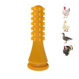 Yellow ProA natural rubber feather plucking finger for chickens, ducks, geese, and turkeys