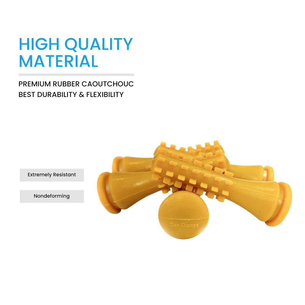 Premium yellow rubber poultry plucking fingers made from natural caoutchouc showing high durability, flexibility, and resistance