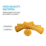 Premium yellow rubber poultry plucking fingers made from natural caoutchouc showing high durability, flexibility, and resistance