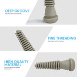 Detailed view of ProB ring-shaped natural rubber plucking finger showing deep groove for secure fit, fine threading for small feathers, and high-quality vulcanized rubber construction