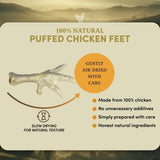 Puffed Chicken Feet - Dog Treats