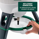 The Optimus Poultry Drinker - 6 Gallon includes a replacement drinking bowl
