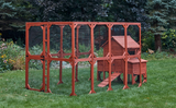 Chicken Coop for 6 Chickens - Orpington Lodge with Run Options