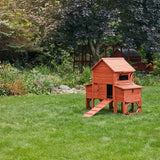 Chicken Coop for 6 Chickens - Orpington Lodge with Run Options
