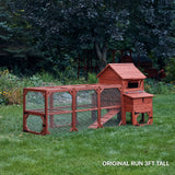 Chicken Coop for 6 Chickens - Orpington Lodge with Run Options