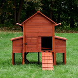 Chicken Coop for 6 Chickens - Orpington Lodge with Run Options