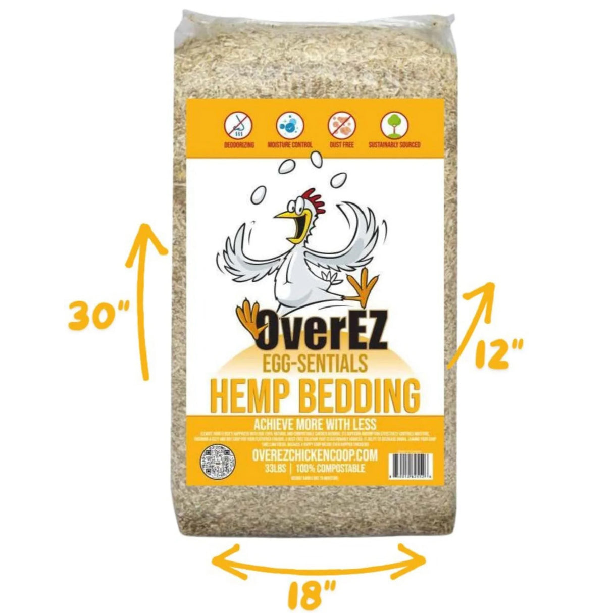 Hemp Bedding - 33 lb Bale