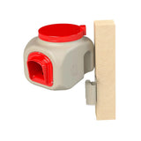 Hatching Time OverEZ. Side view of compact feeder.