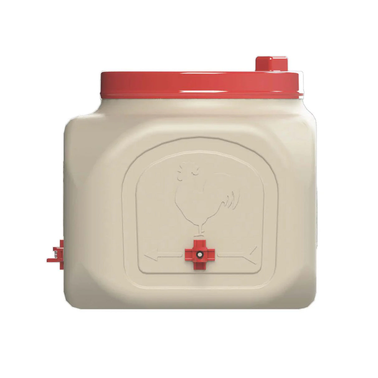 Hatching Time OverEZ. Compact waterer can be seen from side.