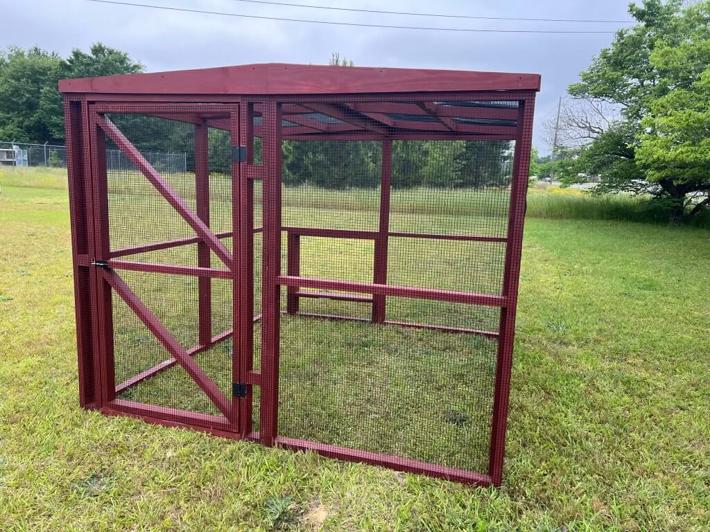 Wooden 16 Ft. Chicken Run