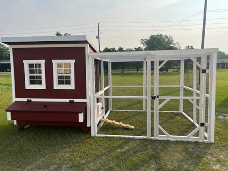 Wooden 8 Ft. Chicken Run
