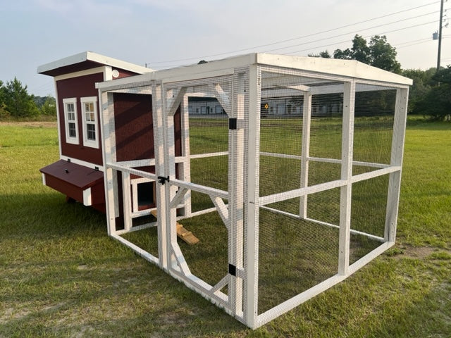Wooden 8 Ft. Chicken Run