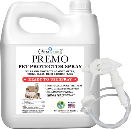 a bottle of Pet Protector By Premo Guard - 128 oz