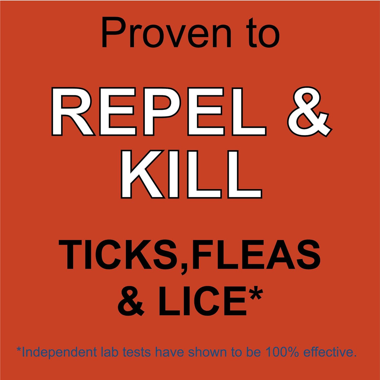 a infographic showing Pet Protector By Premo Guard - 128 oz kills and repels Ticks, Fleas, and Lice