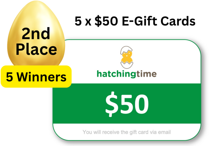 Prize 2: 5 Winners of $50 Gift Cards