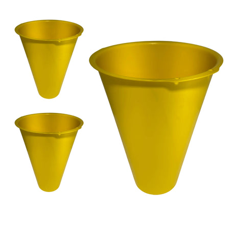 Three Processing Cones for Turkey/Goose