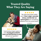 Rabbit Ears with Hair - Dog Treats