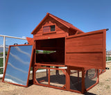 Chicken Coop for 10 Chickens - Rhode Island Homestead w/ Run Options