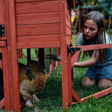 Chicken Coop for 10 Chickens - Rhode Island Homestead w/ Run Options