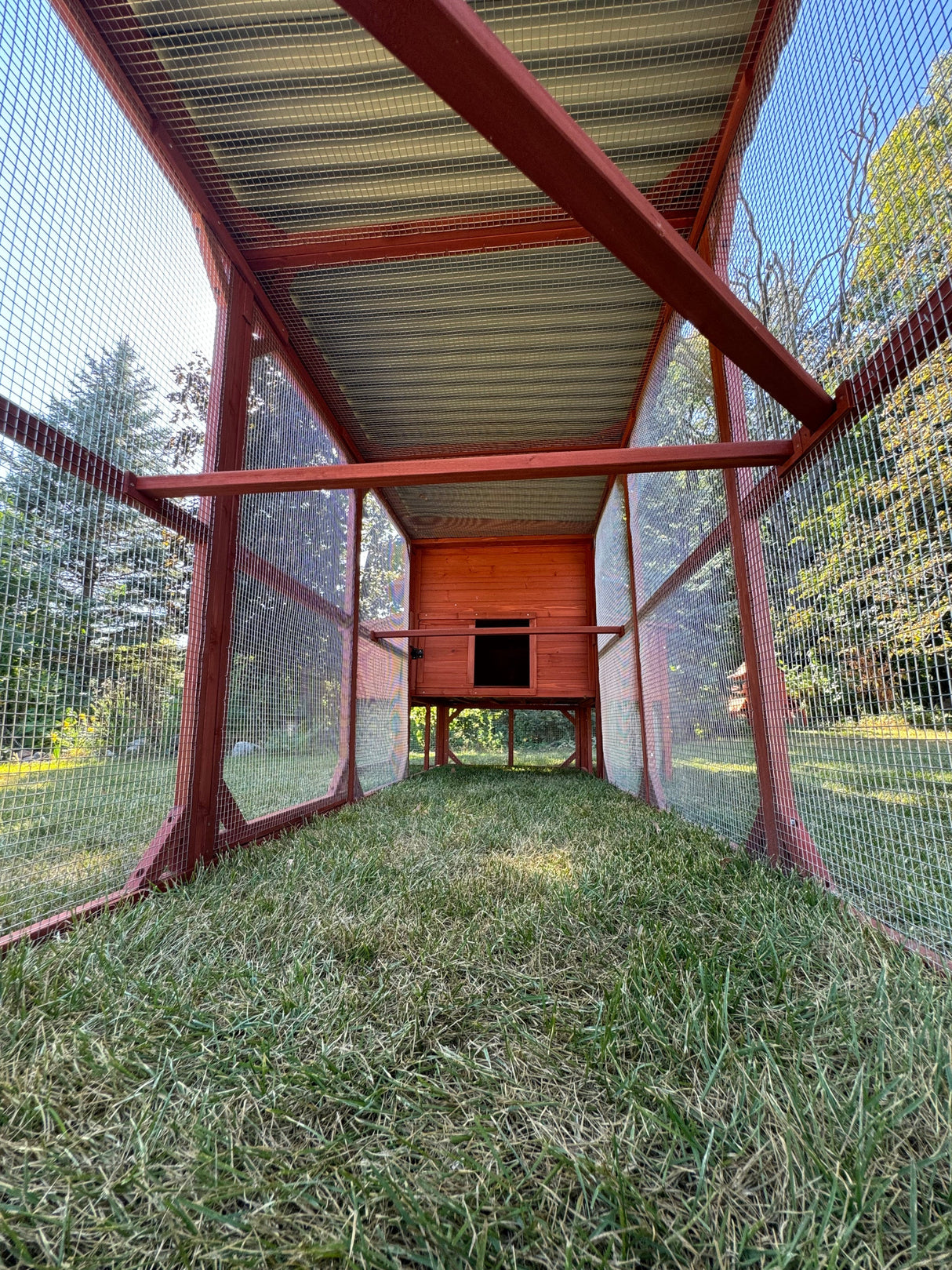 Metal Roof for Chicken Coop Run Extension (Orpington & Rhode Island)