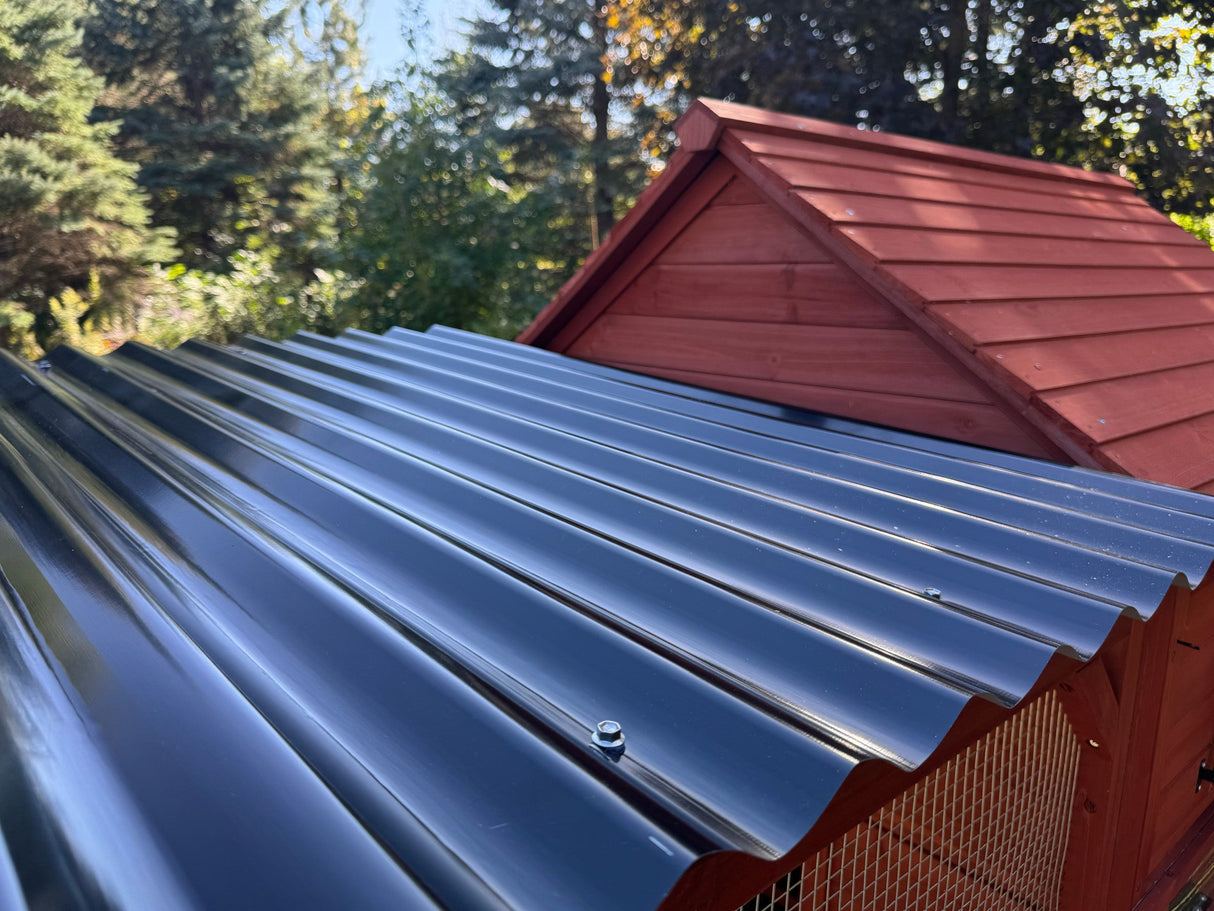 Metal Roof for Chicken Coop Run Extension (Orpington & Rhode Island)
