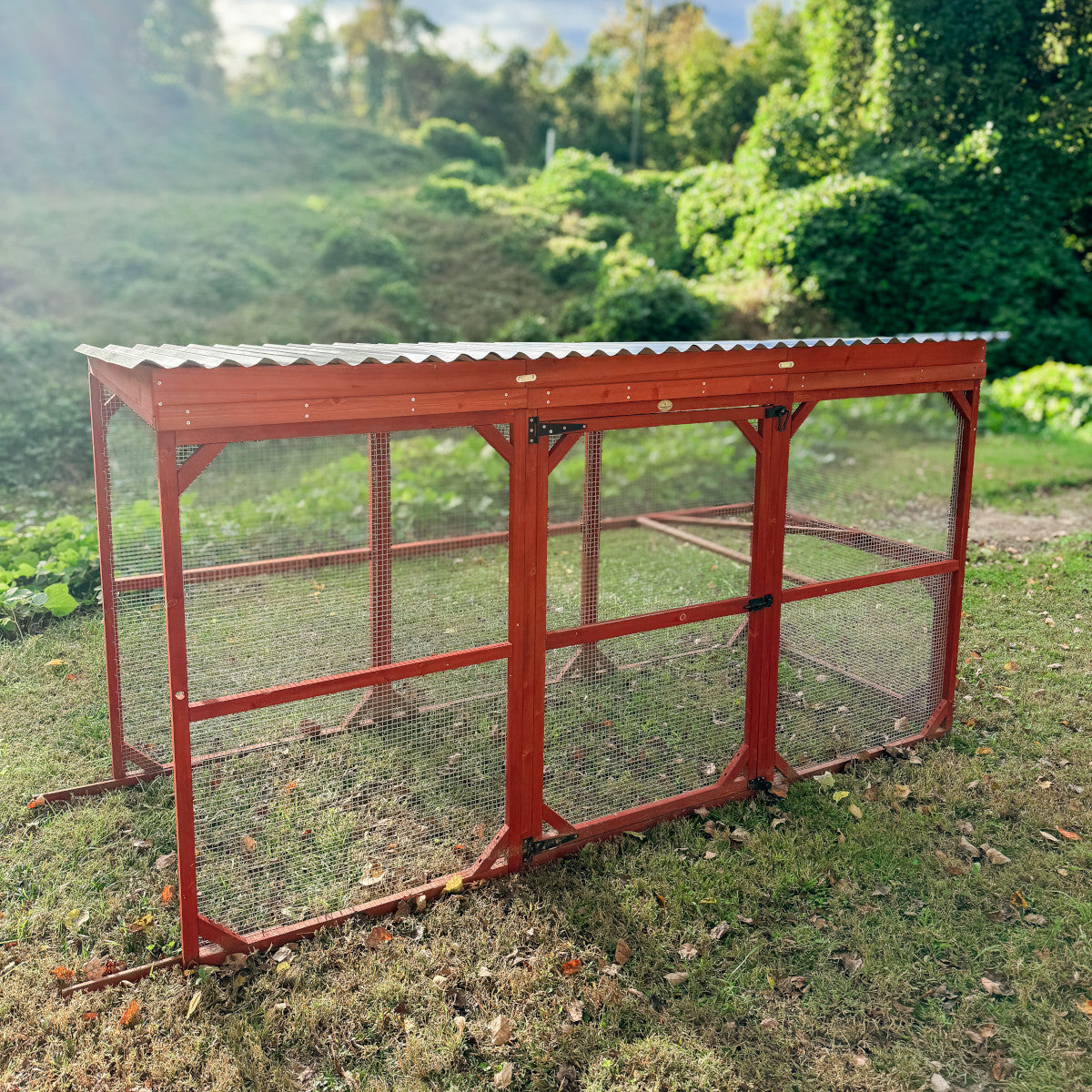 Metal Roof for Chicken Coop Run Extension (Orpington & Rhode Island)