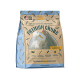 Eaton Pet & Pasture Premium Grubs, 5 lb bag of USA-grown dried black soldier fly larvae for poultry, birds, fish, reptiles, and ducks.
