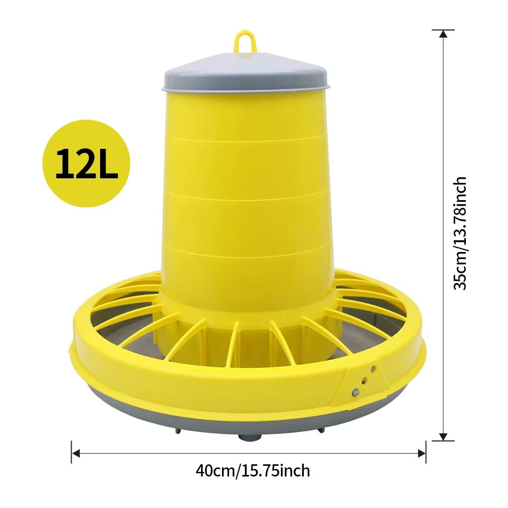 Raised Poultry Feeder - 18 lb