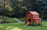 Chicken Coop for 10 Chickens - Rhode Island Homestead w/ Run Options
