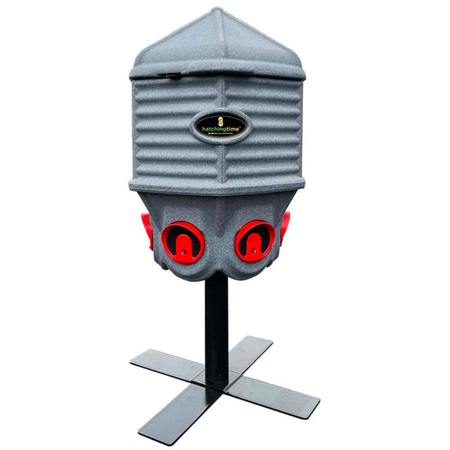 Hatching Time Coopworx 8 Gallon Water silo can be seen in image