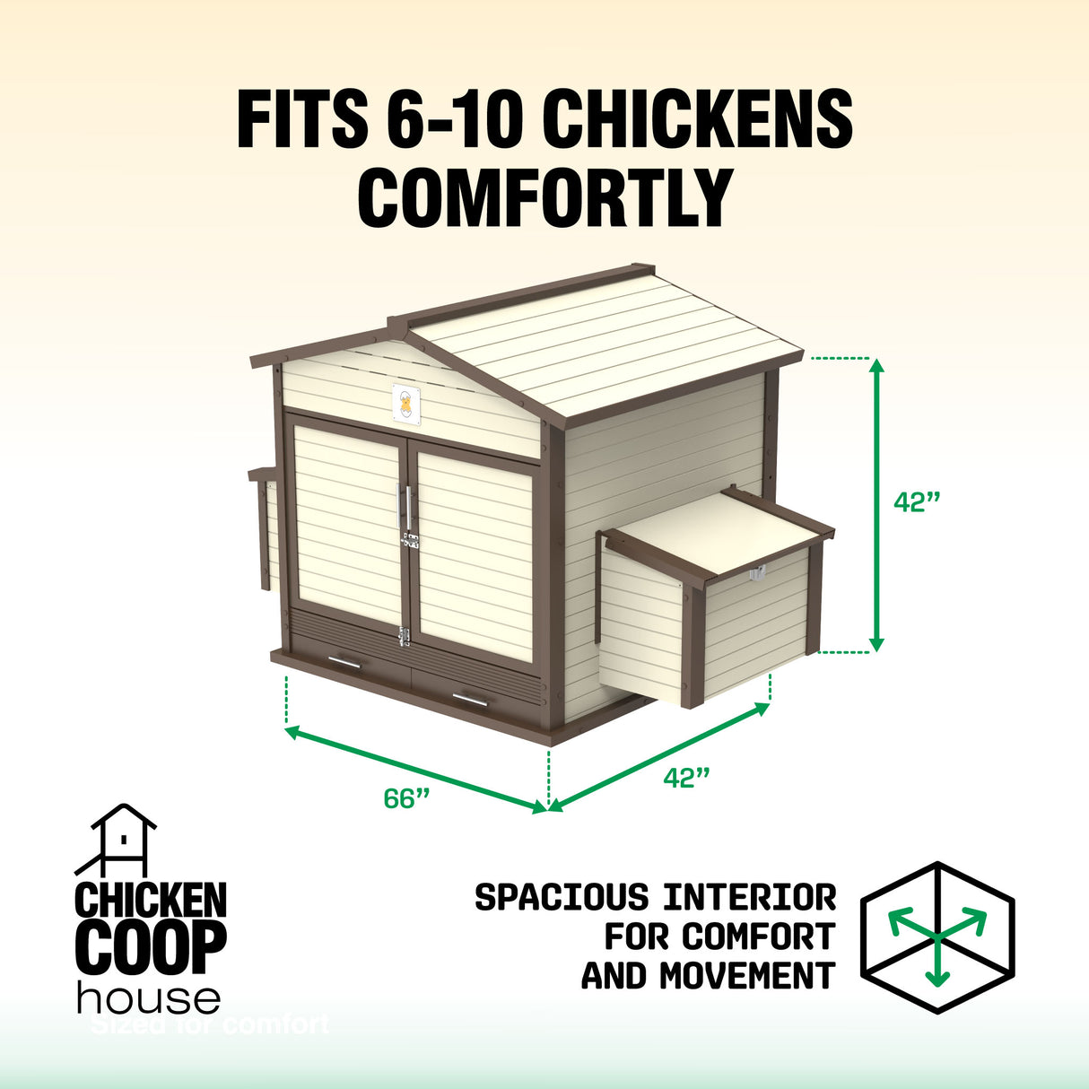 Flock Right Chicken Coop - House Only