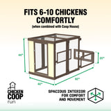 Flock Right Chicken Coop - Run Only