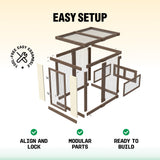Flock Right Chicken Coop - Run Only