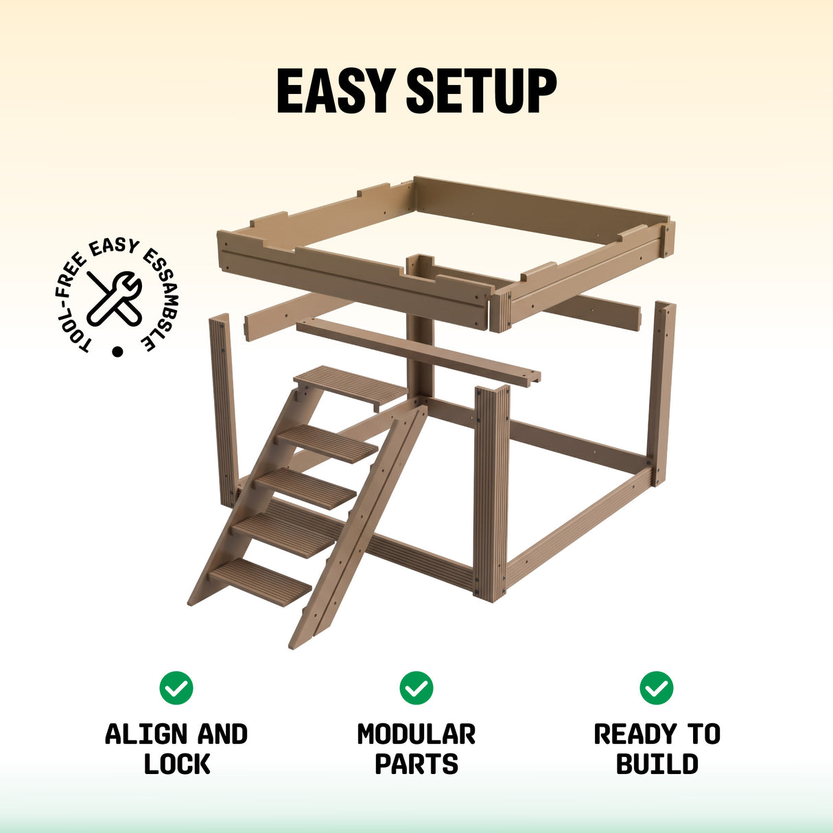 Flock Right Chicken Coop - Stand Only