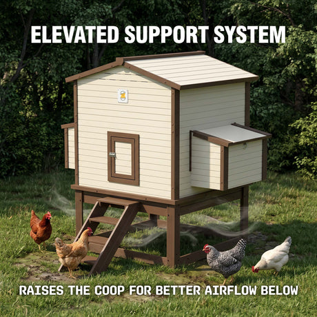 Flock Right Chicken Coop - House with Stand