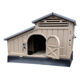 Hatching Time. Standard Snaplock by Formex. 4 bird chicken coop. Standard coop shown with front door open.