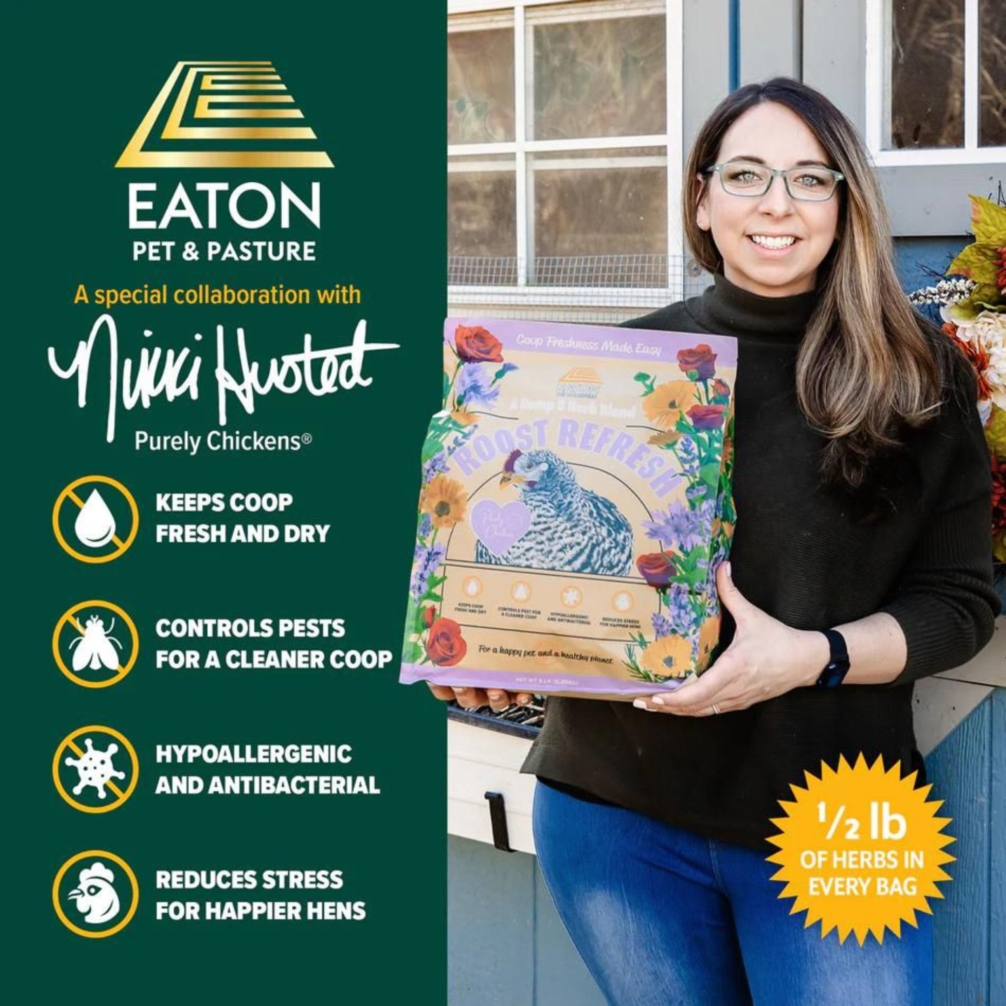 Hatching Time Eaton. image shows a special collaboration with Nikki Husted.