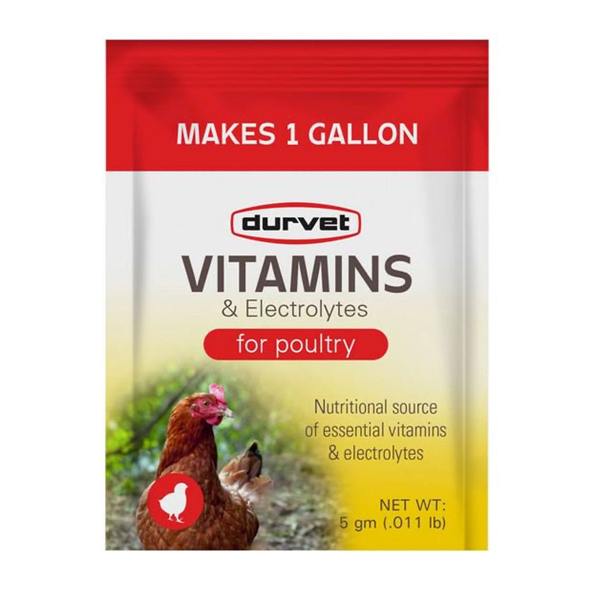 Hatching Time Durvet Vitamins and electrolytes are shown in image.